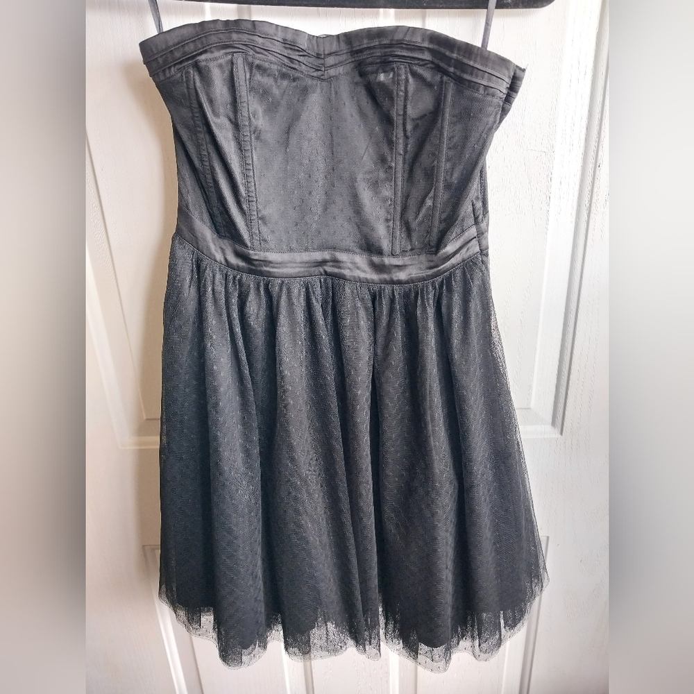 Black Strapless Dress